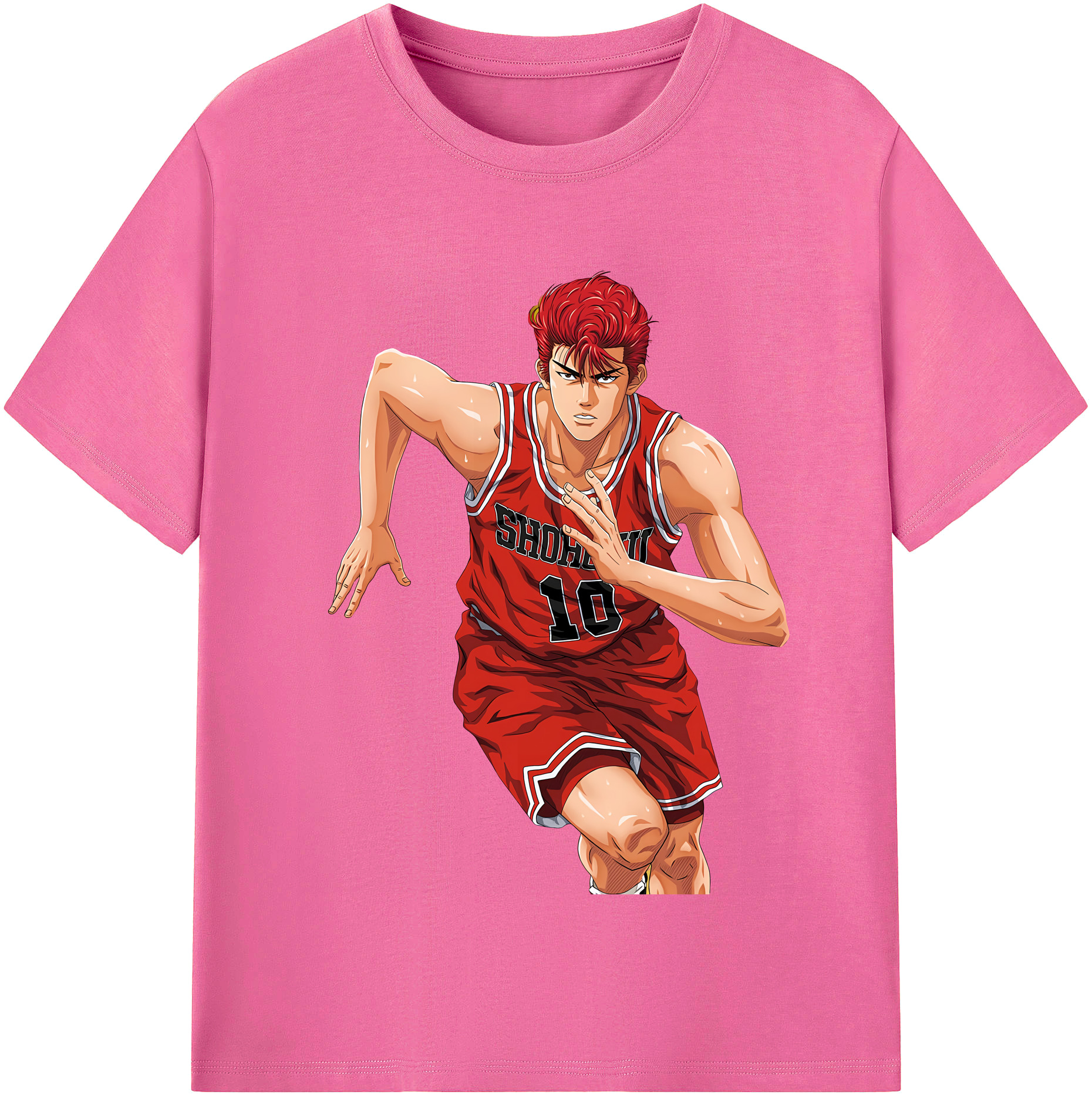 （画像用） SLAM DUNK／スラムダンク レディースカジュアルプリントTシャツ（綿100％）